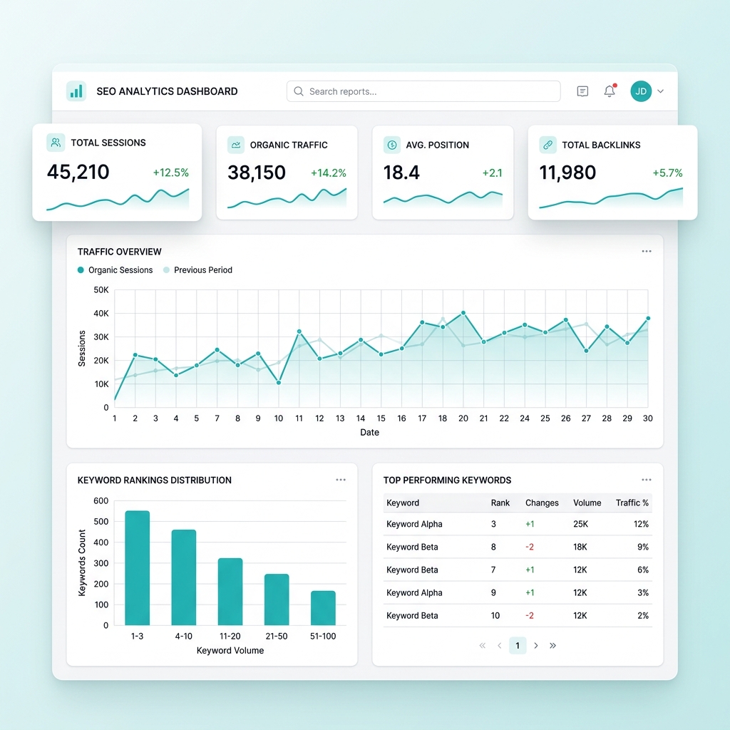 SEO Analytics Dashboard
